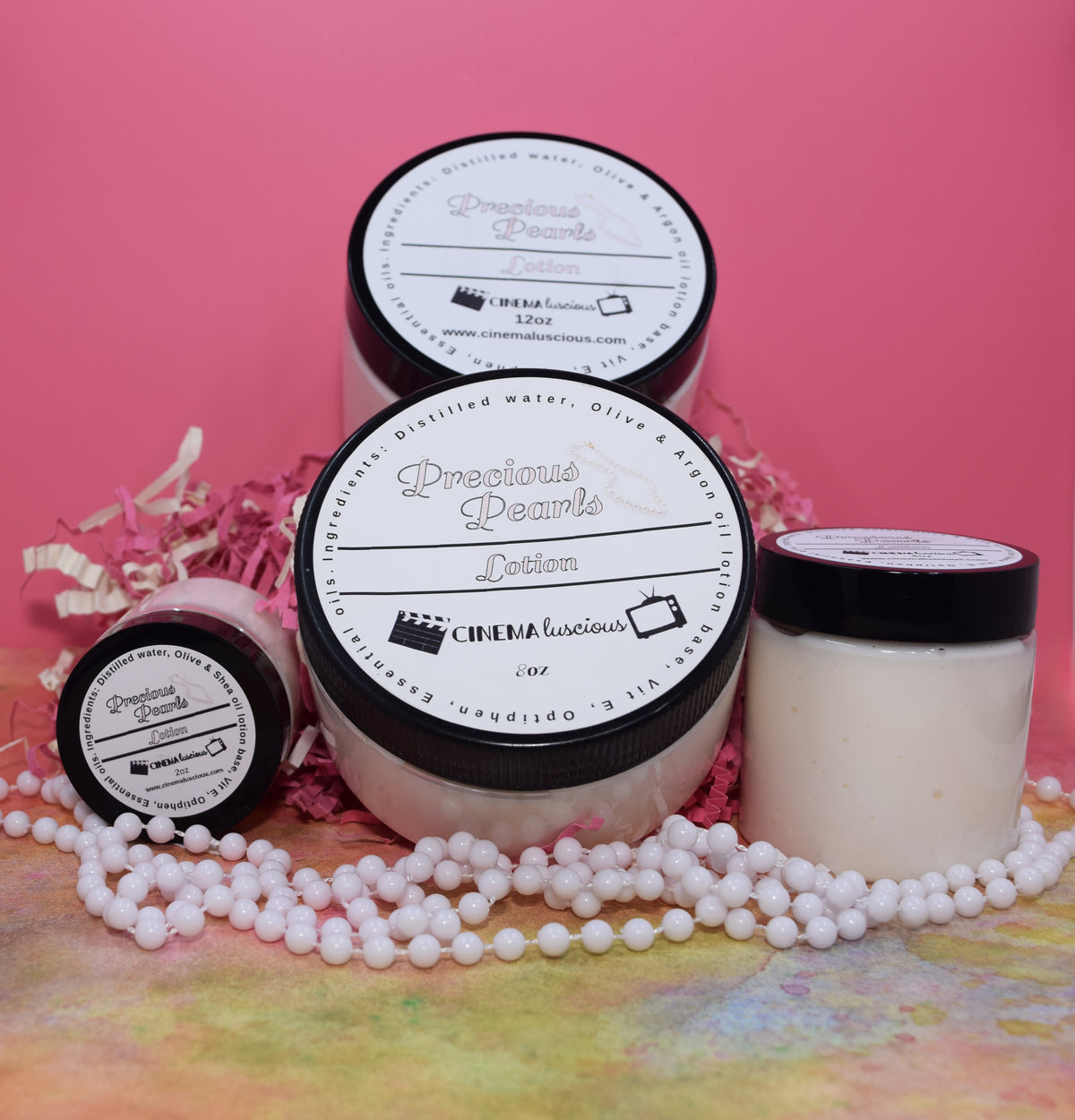 Precious Pearls Olive & Argan Whipped Body Lotion