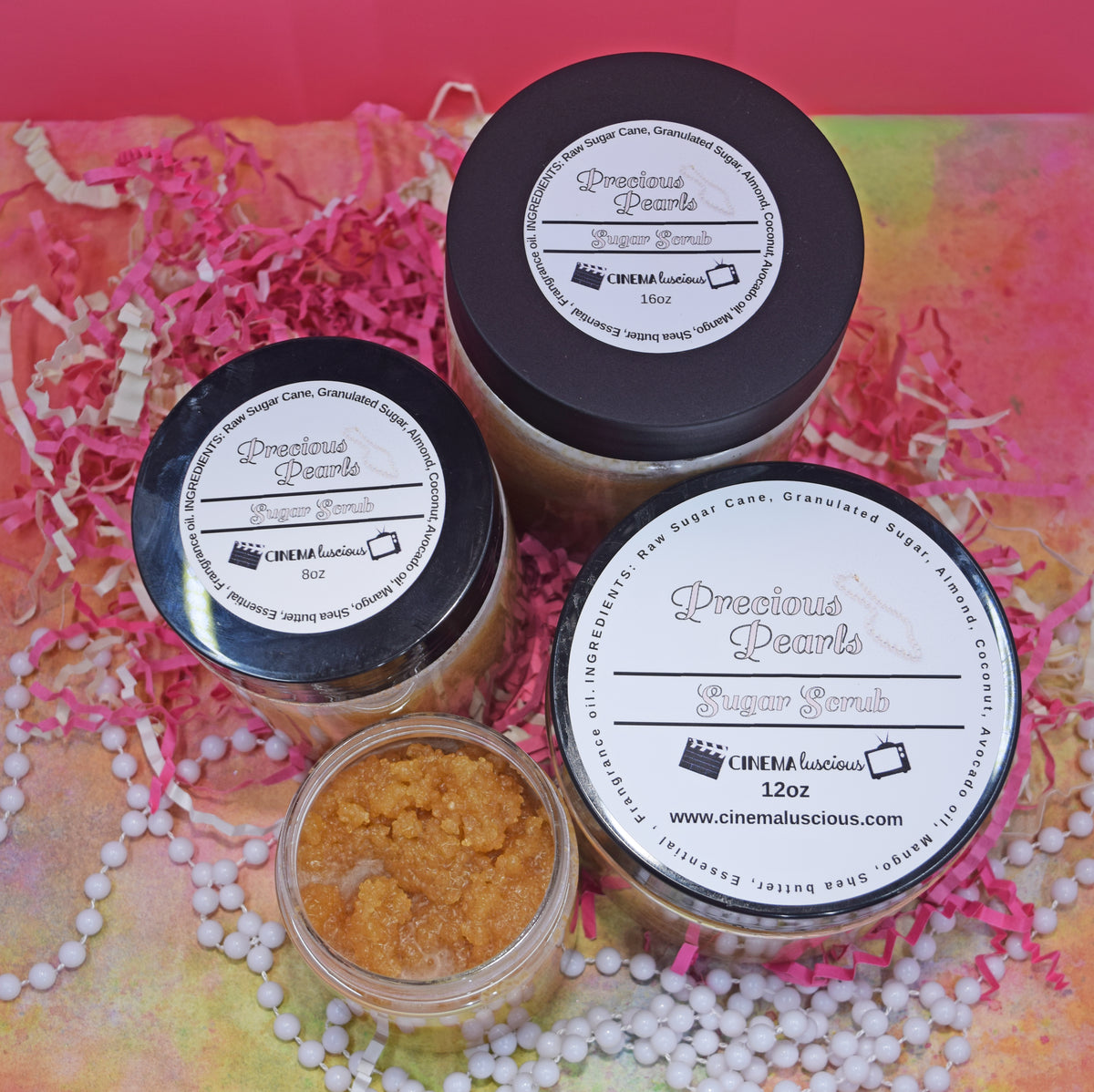 Precious Pearls Raw Sugar Scrub